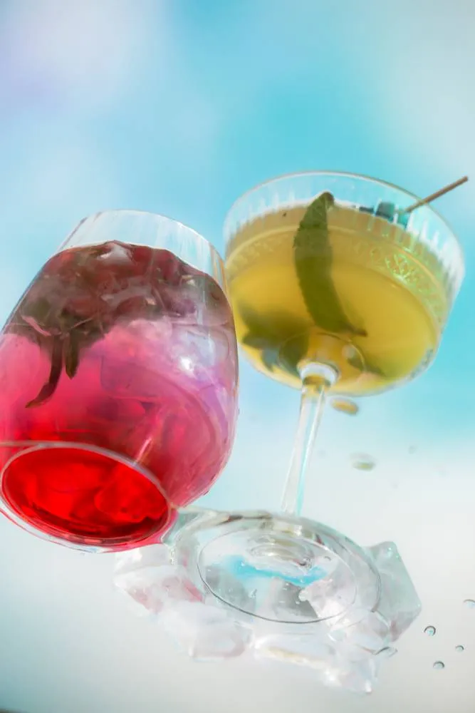 Signature Drink Gin Basil Smash in der 100 GRAMM Bar